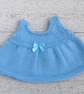 KNITTING PATTERN PDF Pastel Blue Dress for Teddy - Image 2