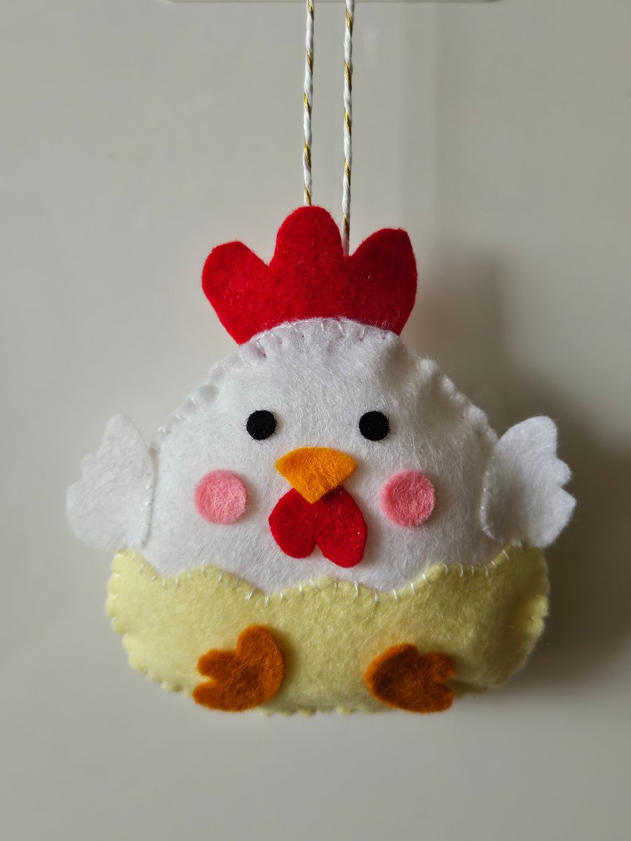 Easter Cockerel hanging ornament