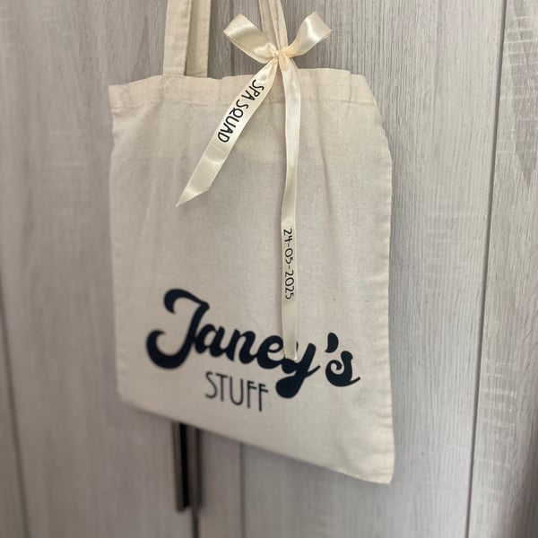 Personalised canvas bags - hen party, spa day, girls trip, holiday