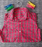 Red Tartan Shirt Peg or Storage Bag - Image 3