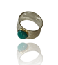   Silver Amazonite Statement Ring - Image 5