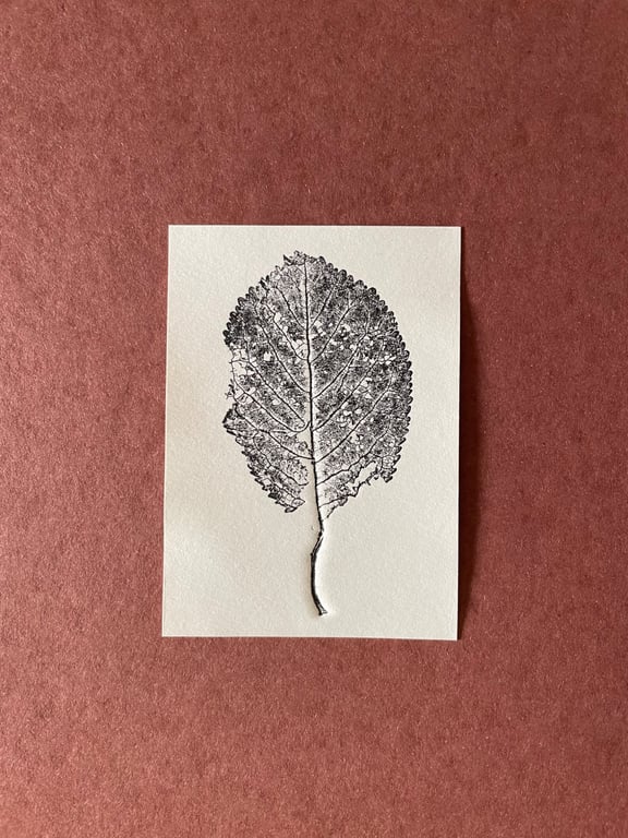 ACEO Mini Autumnal Leaf Print