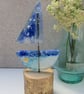 Handmade Fused Glass Boat - Image 3