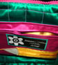 Large Navy & multi coloured Ribbon Pencil Handbag - Image 5
