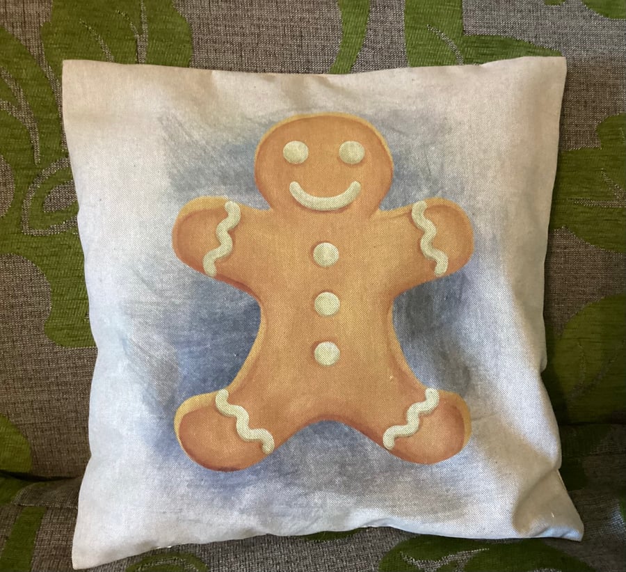Christmas Gingerbread man cushions cover 