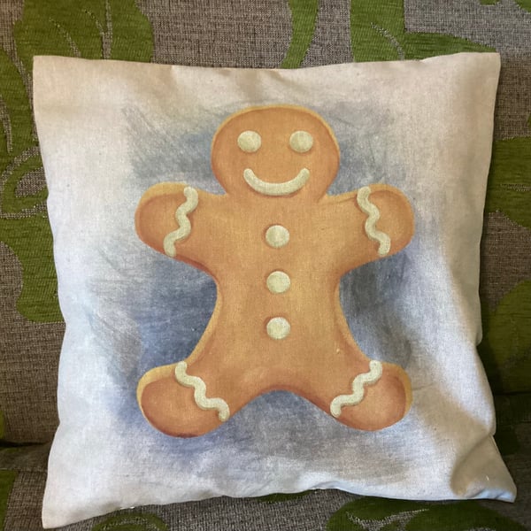 Christmas Gingerbread man cushions cover 