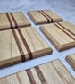 Oak and Meranti Coaster Set - Image 2