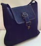 Denim satchel style crossbody bag. - Image 2