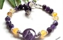 HAND MADE DESIGNER SILVER/GOLD PLATE GEMSTONE BRACELETS