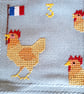 Twelve Days of Christmas, Wall-hanging, cot blanket, hand embroidered - Image 3