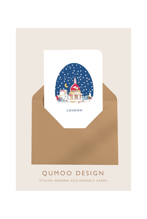 London Christmas Card St Paul’s Cathedral London