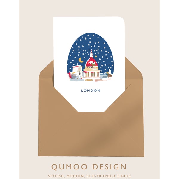 London Christmas Card St Paul’s Cathedral London