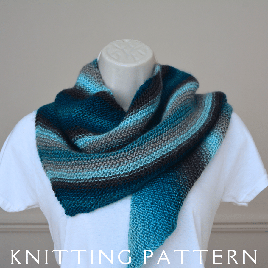 Scarf Knitting Pattern The Snuggle Scarf PDF PATTERN ONLY