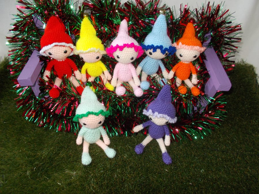 Crochet elf pixie's