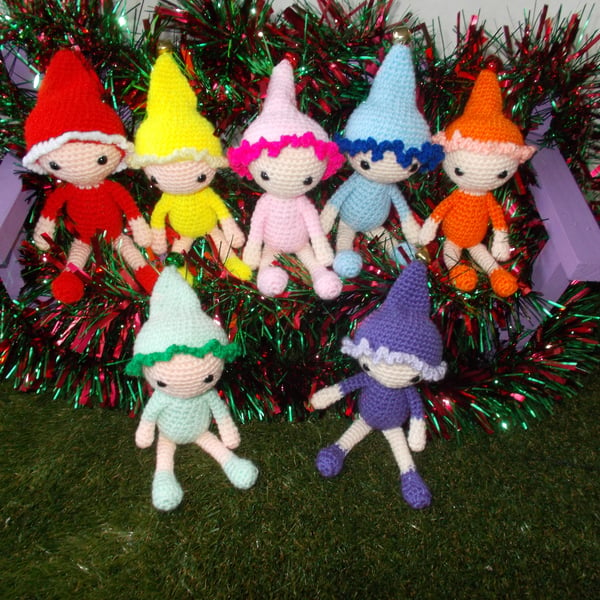 Crochet elf pixie's
