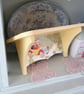Wooden Wall Storage Shelf Made Using Vintage Noddy Design Retro Laura Ashley Pai - Image 3