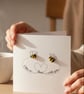 I like to bee with you, card
