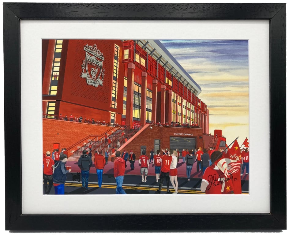 Liverpool. Framed & Unframed Fine Art Print Football Club FC. Anfield Gift