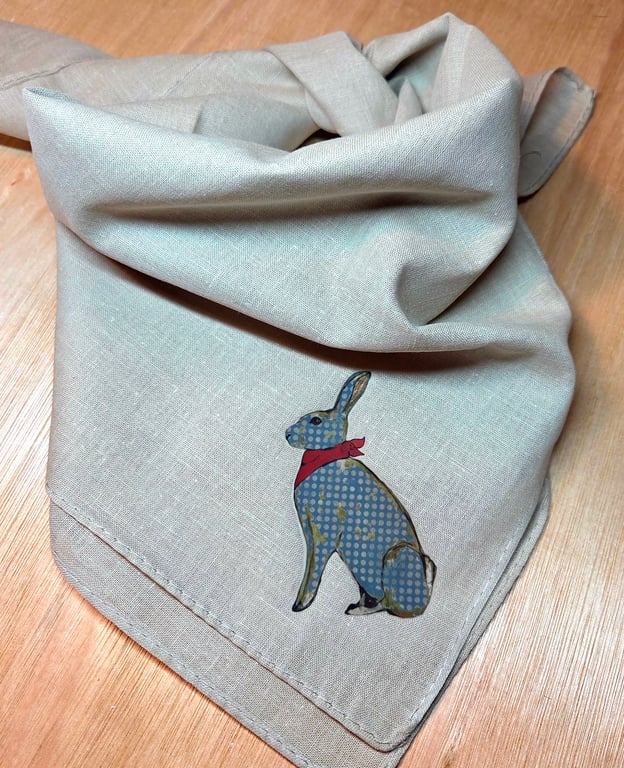 Dotty Hare Bandana Scarf Neck Triangle 