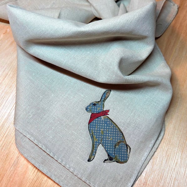 Dotty Hare Bandana Scarf Neck Triangle 