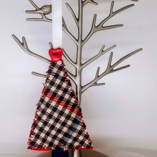 Harris Tweed Tree Decoration 