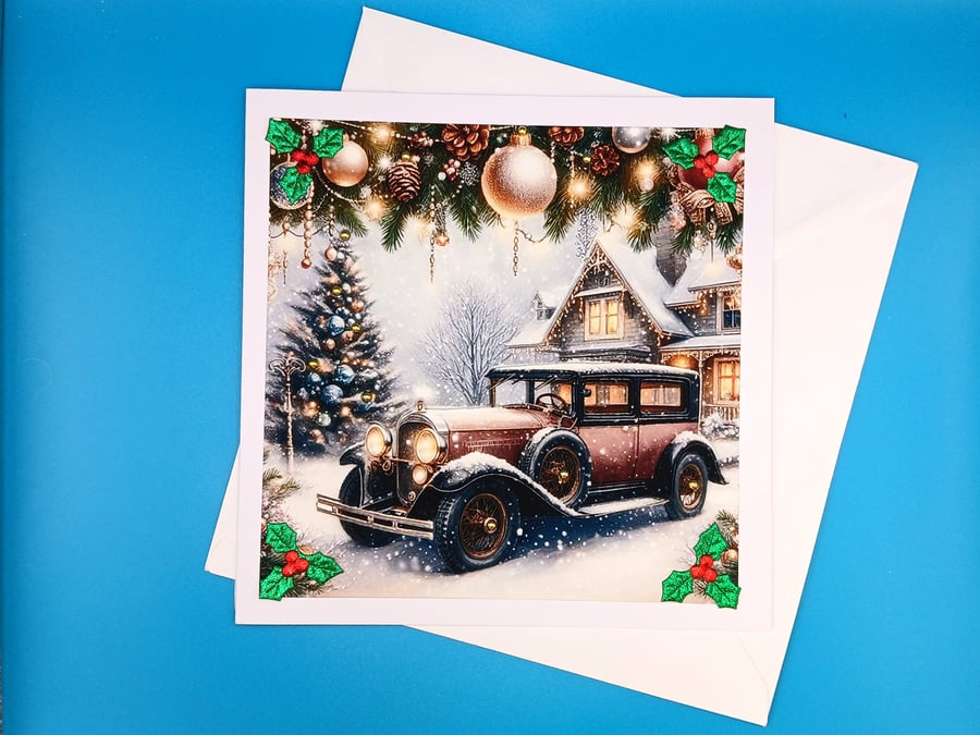 Christmas Card, Large, Father, Brother, Son, Grandfather