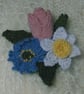 Spring flowers - brooch - Image 1