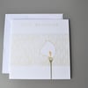 Sympathy Card with Lily and Lace Background