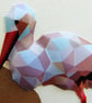 New Baby Geometric Stork Greetings Card - Image 3