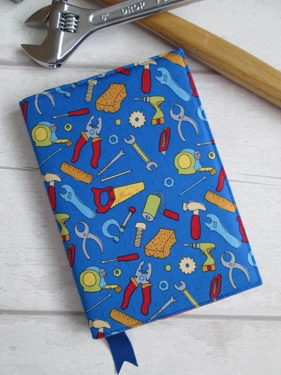SOLD - A6 DIY Tools Reusable Notebook or Diary Cover