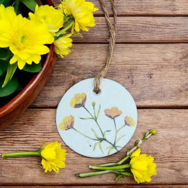 Meadow Buttercup Round Hanging Diffuser