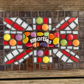 Mosaic Smarties Chocolate Union Flag Wall Hanging 