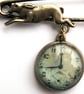 Vintage Clock Hare Pin Brooch - Image 3