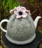 Grey Tea Cosy Blush Flowers - Image 3