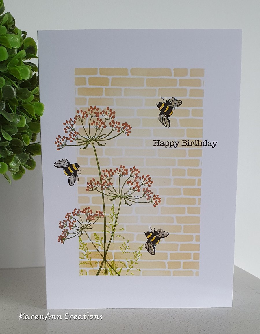 Birthday card for her- 2 colours available 