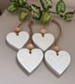 Mint Green Hanging Heart Aroma Stones Set of 4 – Essential Oil Diffusers - Image 5