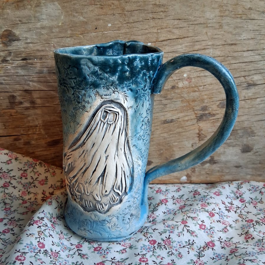 ceramic coffee mug no 9 ghost