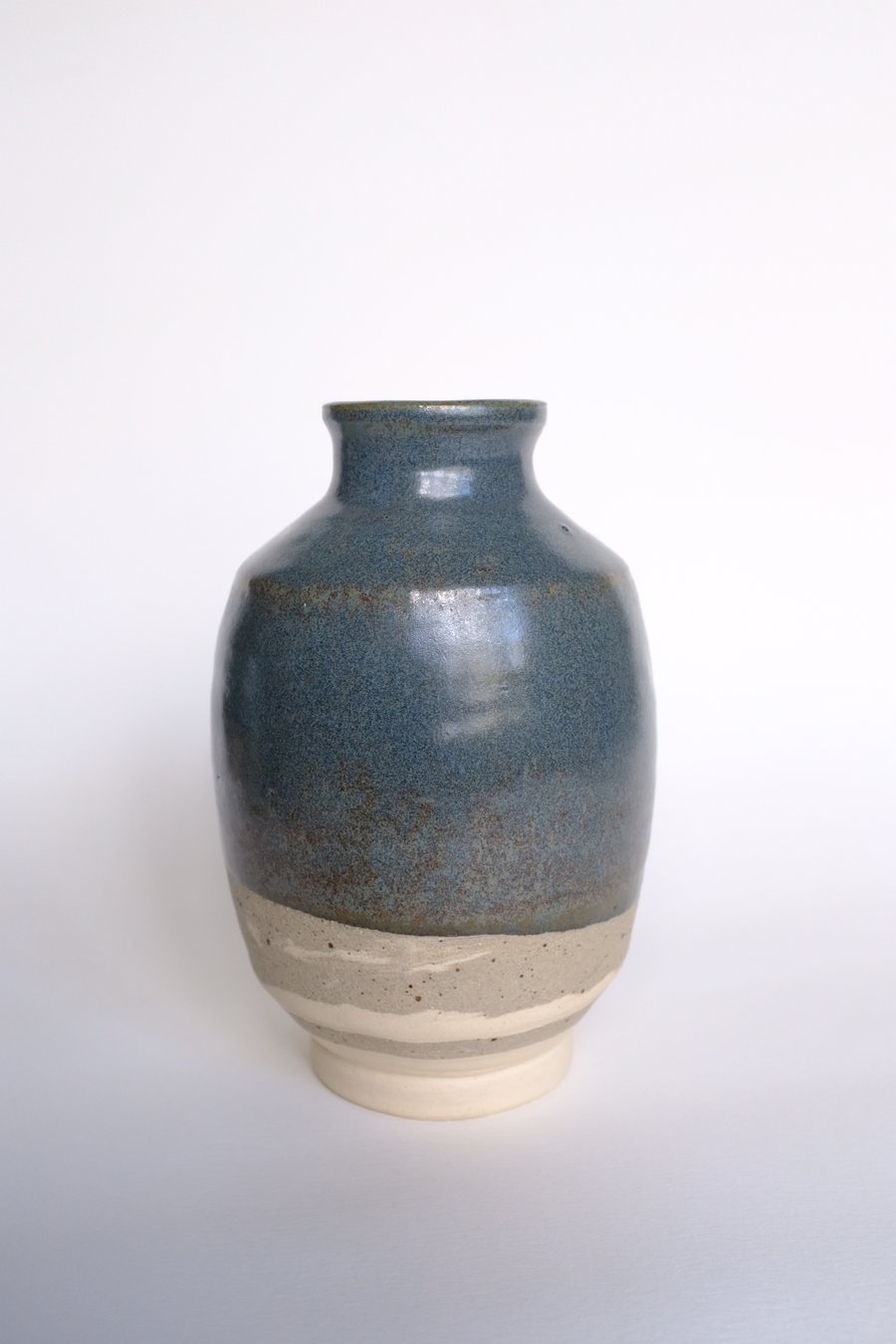 Blue Coiled Vase
