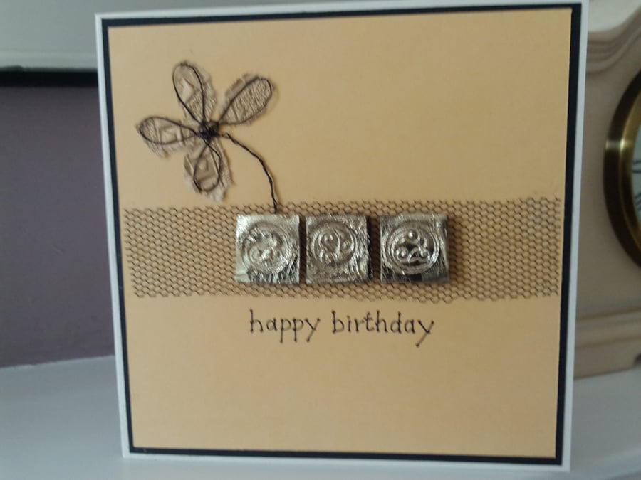 Celtic happy birthday card 