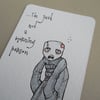 RESERVED - not a morning zombie aceo