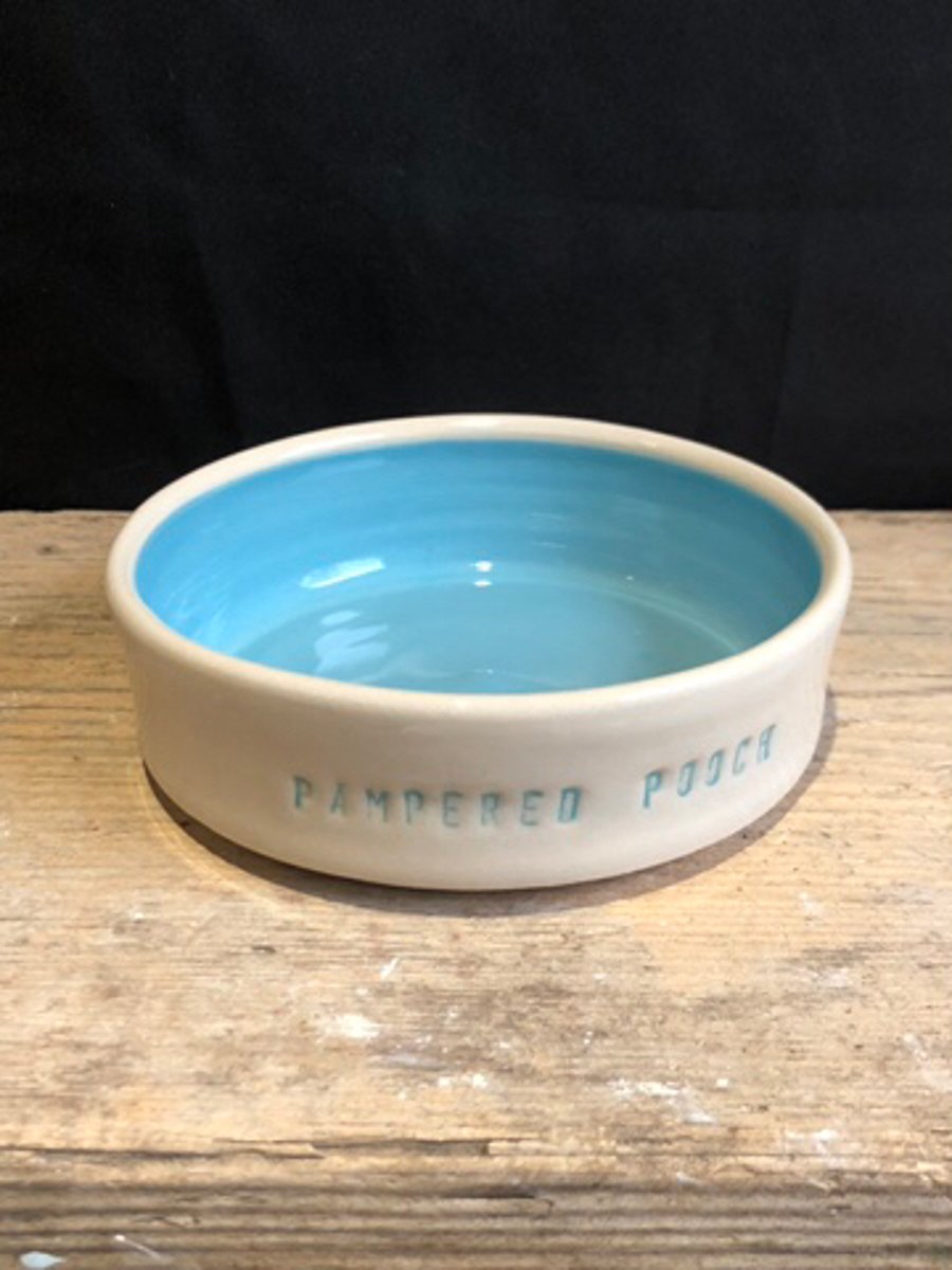 Small Dog Bowl - PAMPERED POOCH