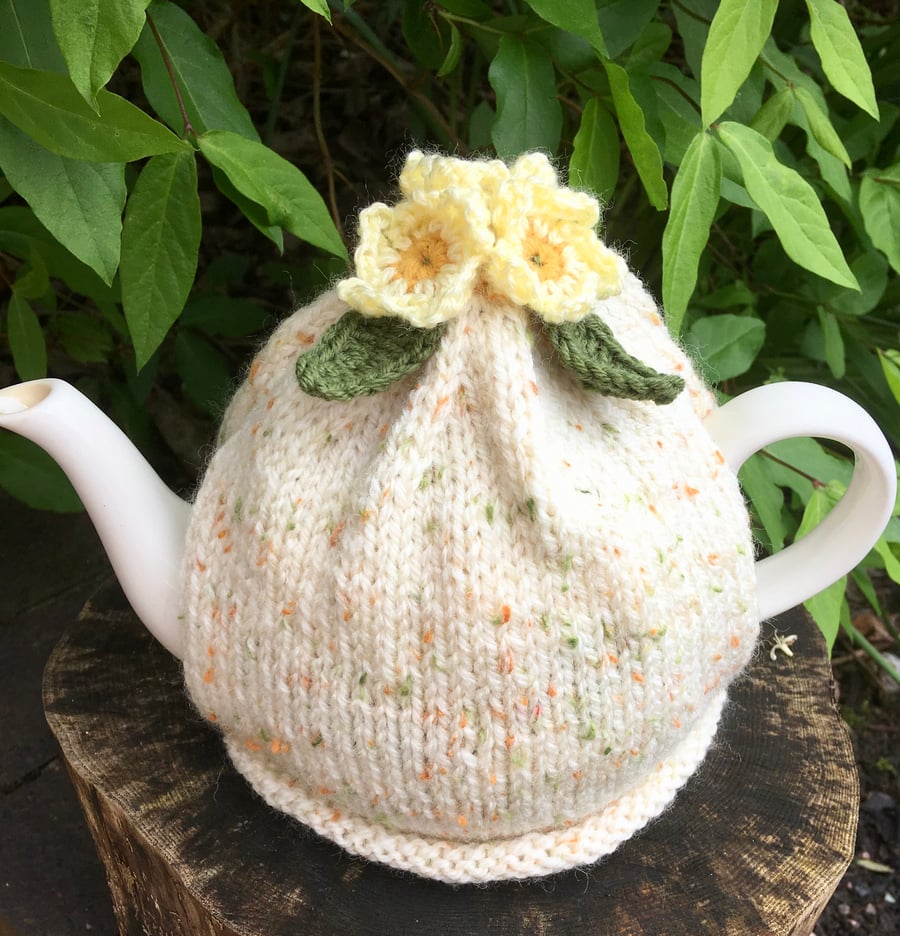 Spring Primroses Tea Cosy, Mother's Day Gift