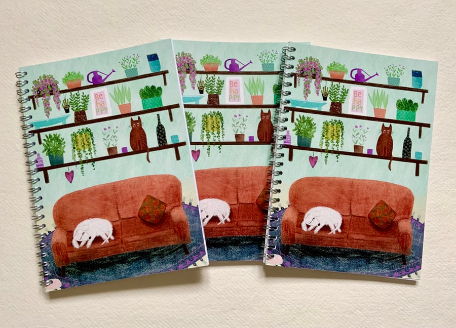 Be Happy, Notebook, Journal