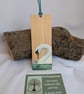 Hand Painted Bamboo Wood Bookmark, Swan - Image 2
