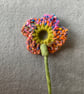 Pretty crocheted flower posy - rainbow mix - Image 4