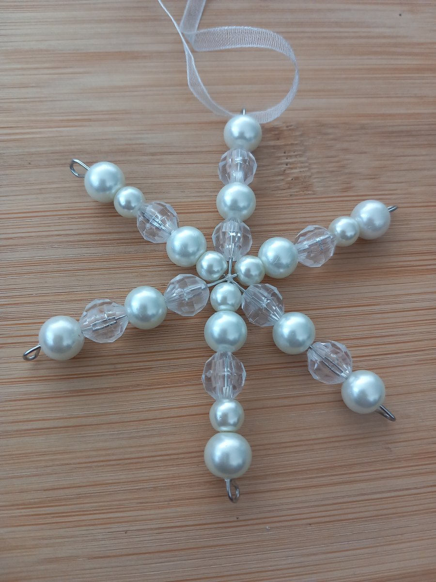 Beaded tree decoration