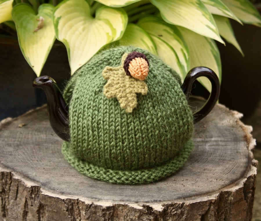 One Cup Autumnal Tea Cosy