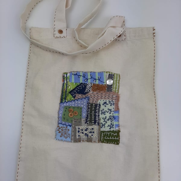 Patchwork Cotton Shopping Bag