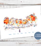 Personalised robin family portrait - multiple print options - any name - Image 10