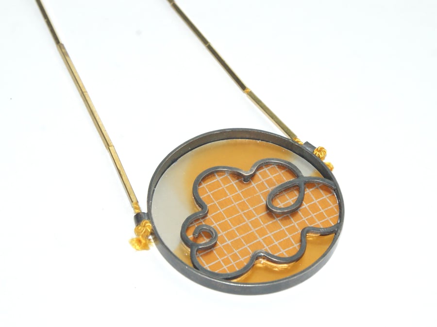 Sunshine and showers necklace yellow
